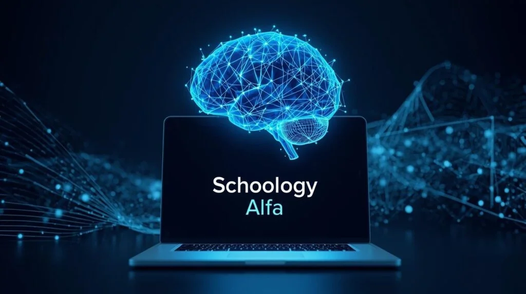 schoology alfa digital learning platform interface