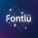 Creative typography design created using Fontlu platform